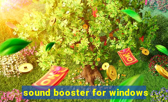 sound booster for windows