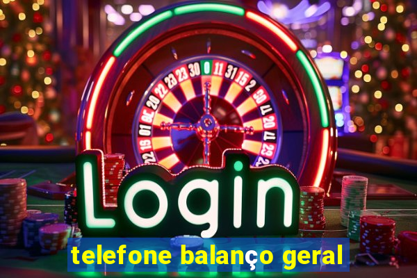 telefone balanço geral