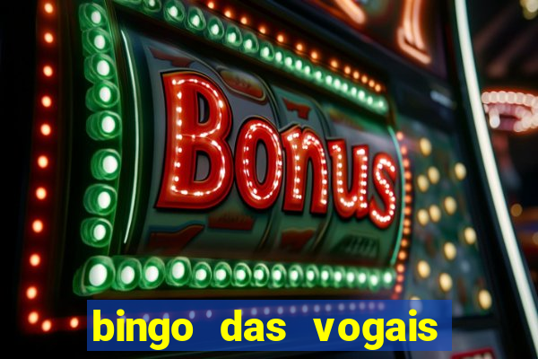 bingo das vogais colorido para imprimir