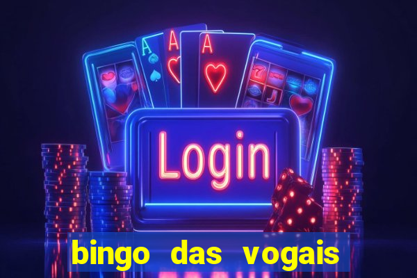 bingo das vogais colorido para imprimir