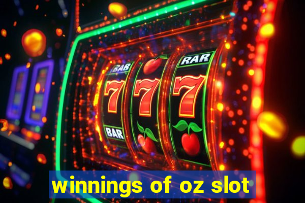 winnings of oz slot