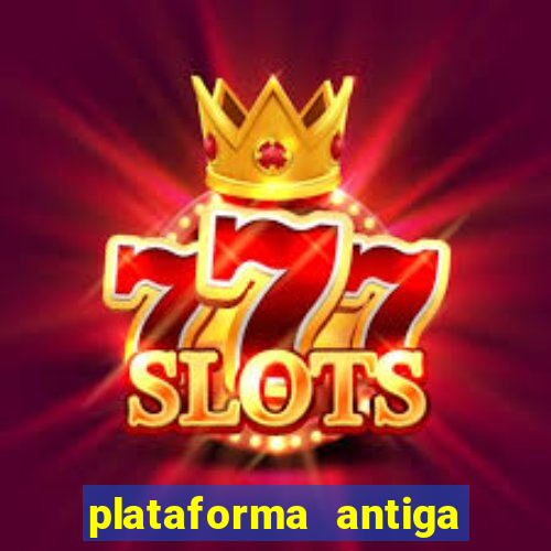 plataforma antiga de jogos