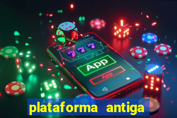 plataforma antiga de jogos