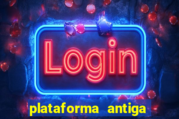 plataforma antiga de jogos