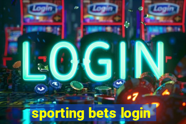 sporting bets login