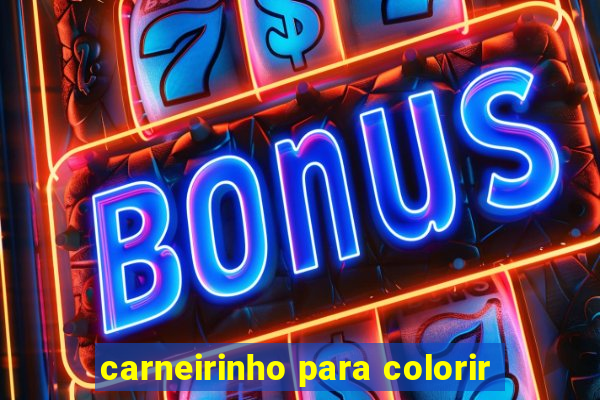 carneirinho para colorir