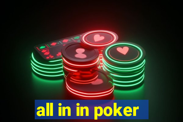 all in in poker