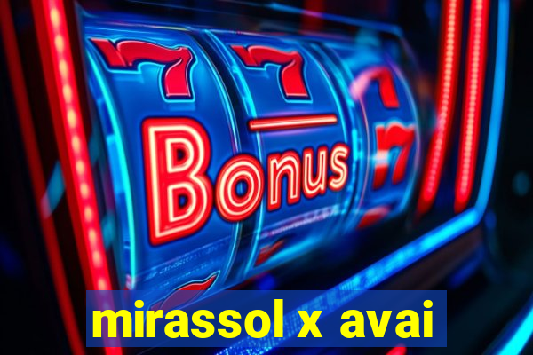 mirassol x avai