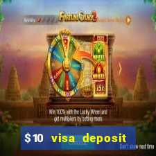 $10 visa deposit casinos australia