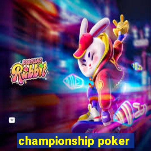 championship poker