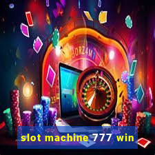 slot machine 777 win