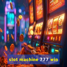 slot machine 777 win