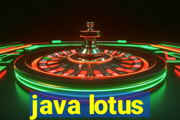 java lotus