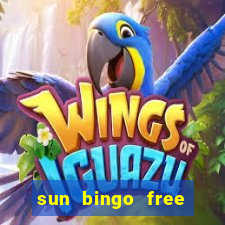 sun bingo free spins code