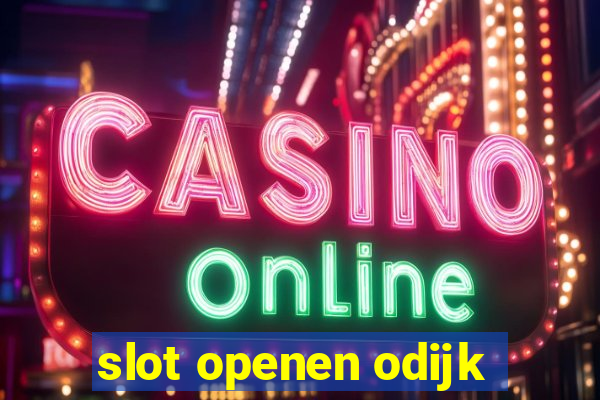 slot openen odijk