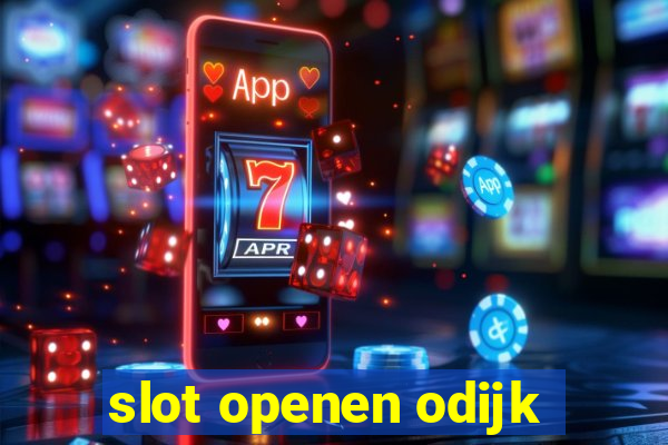 slot openen odijk