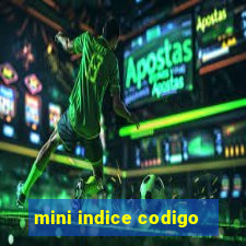 mini indice codigo