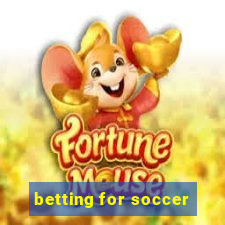 betting for soccer