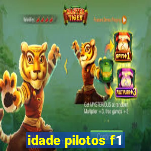 idade pilotos f1