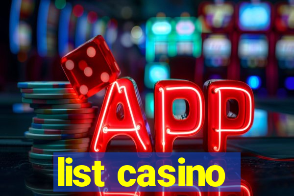 list casino