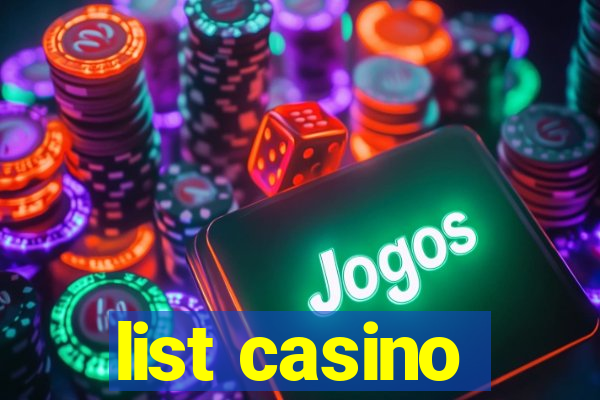 list casino