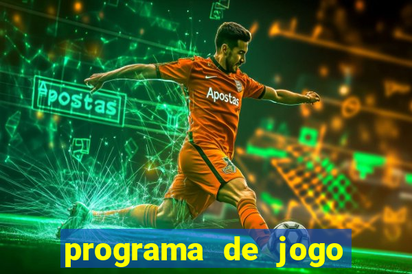 programa de jogo de futebol