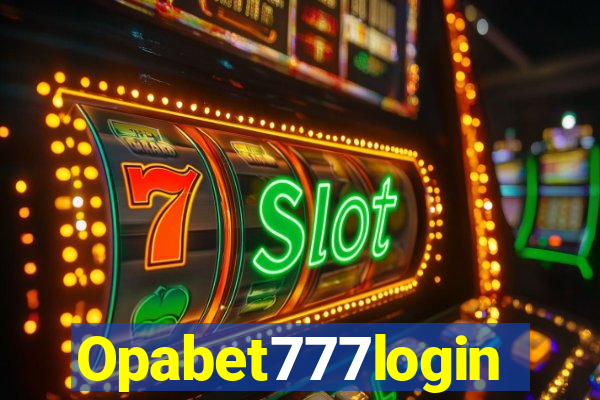 Opabet777login