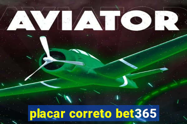 placar correto bet365