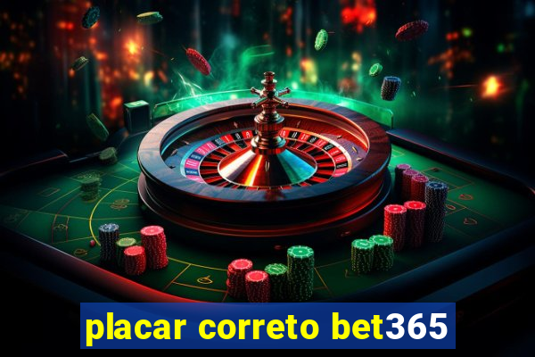 placar correto bet365