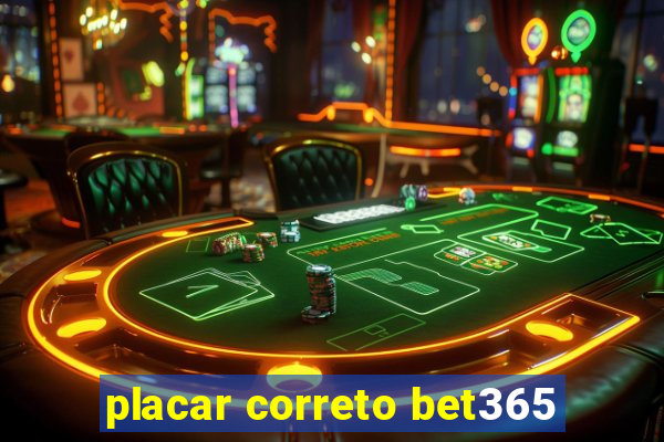 placar correto bet365