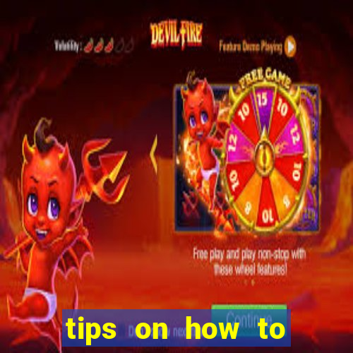 tips on how to win playing slot machines