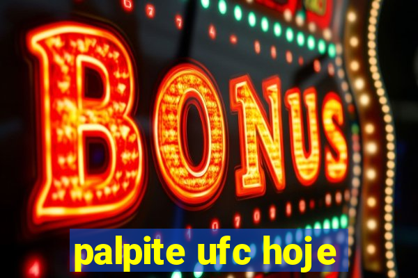 palpite ufc hoje