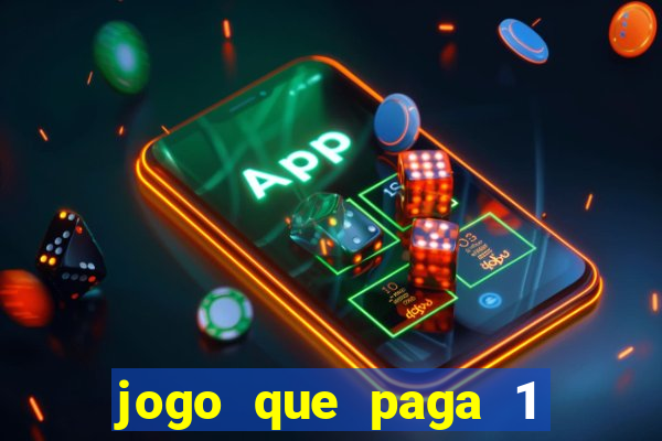 jogo que paga 1 real no pix