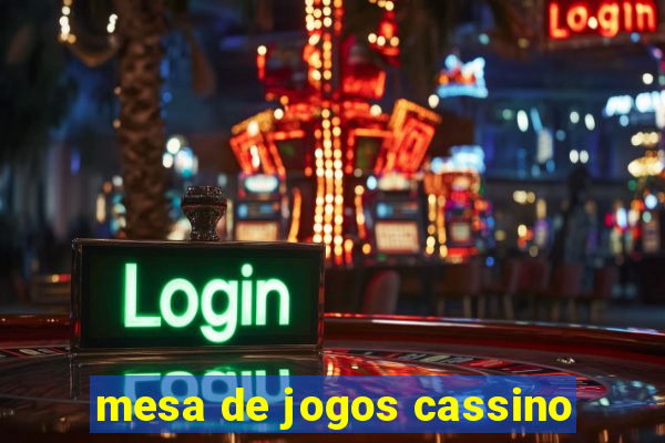 mesa de jogos cassino