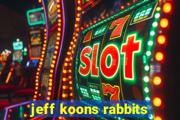 jeff koons rabbits