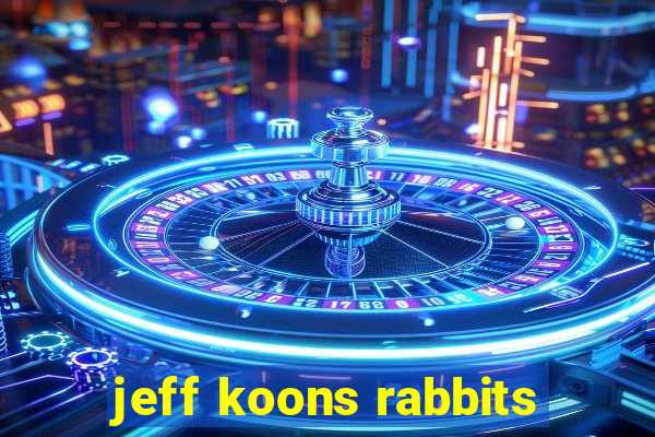 jeff koons rabbits