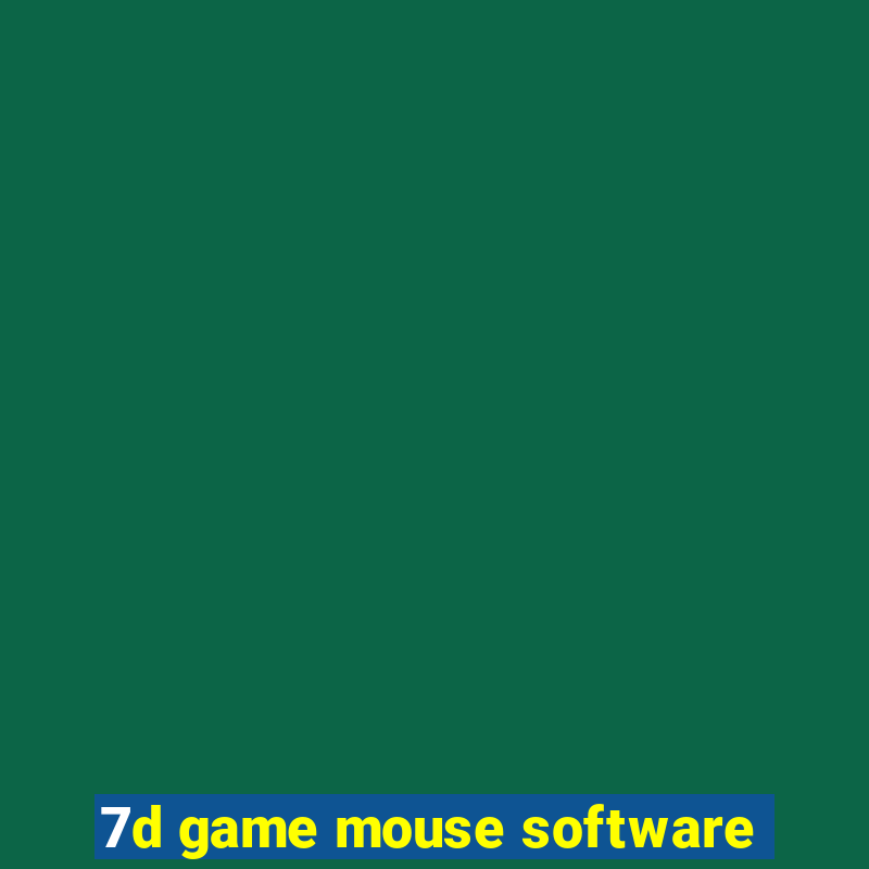 7d game mouse software