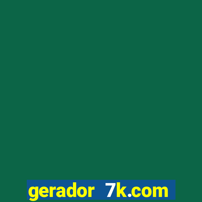 gerador 7k.com fortune tiger