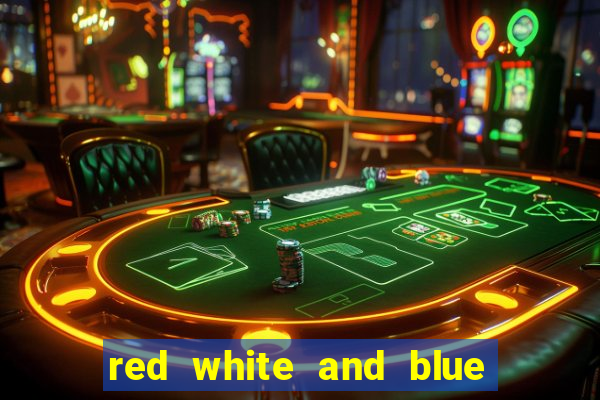 red white and blue slot machine