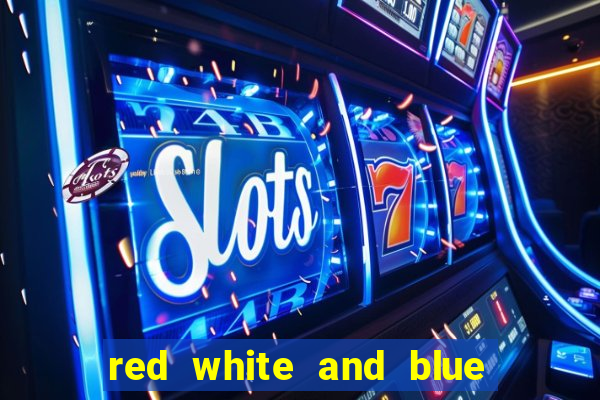 red white and blue slot machine