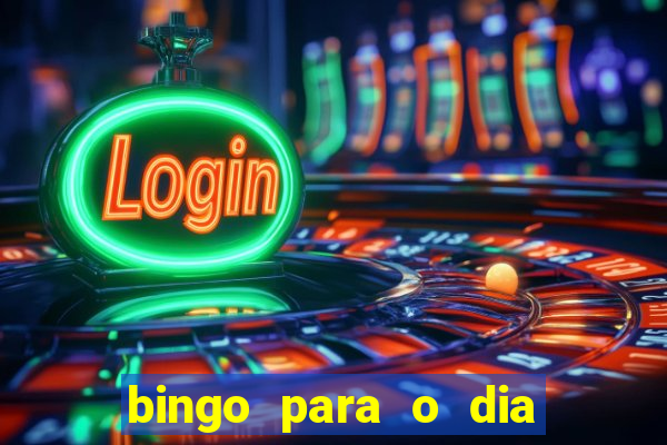 bingo para o dia da mulher