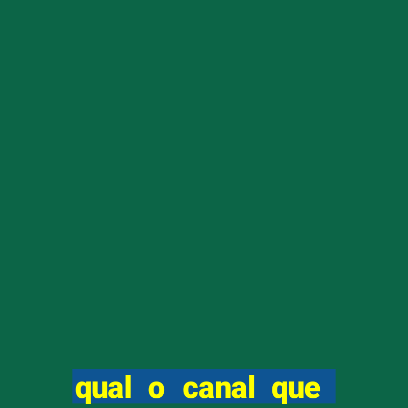 qual o canal que o flamengo joga