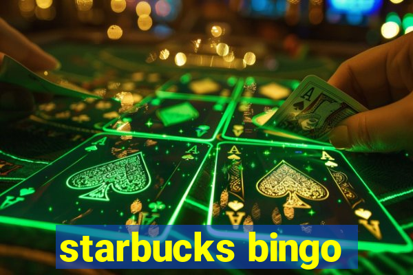 starbucks bingo