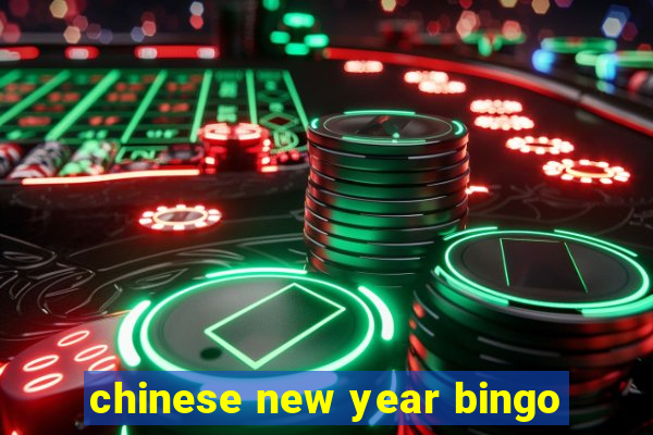 chinese new year bingo