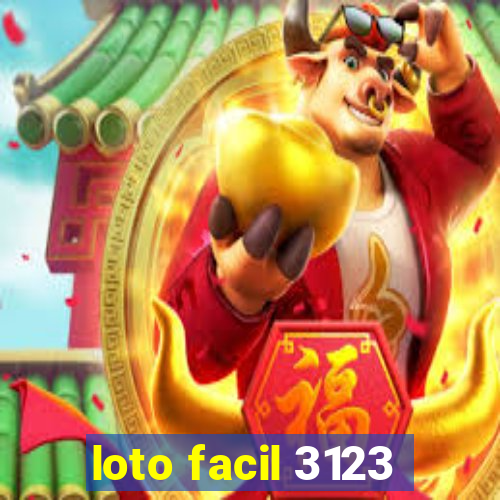 loto facil 3123