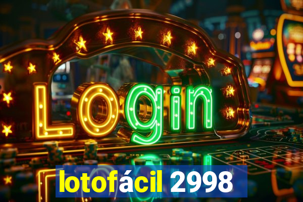 lotofácil 2998