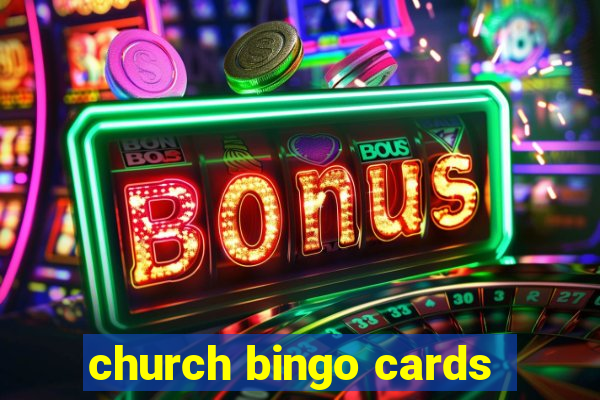 church bingo cards