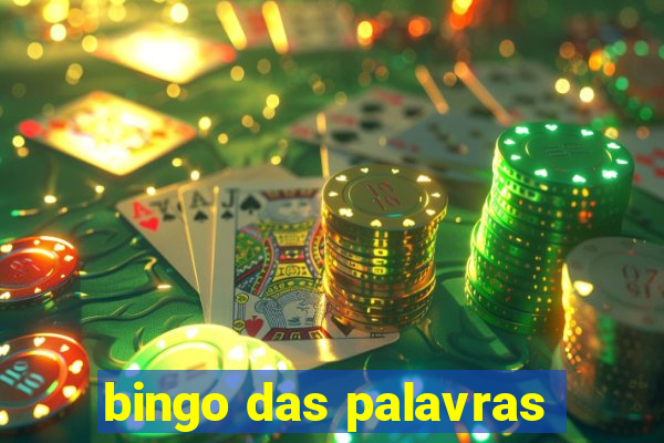 bingo das palavras