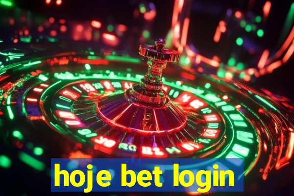 hoje bet login