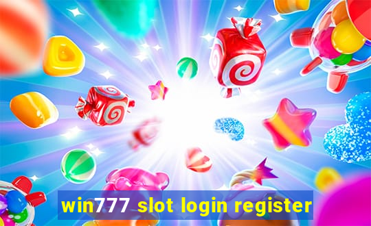 win777 slot login register